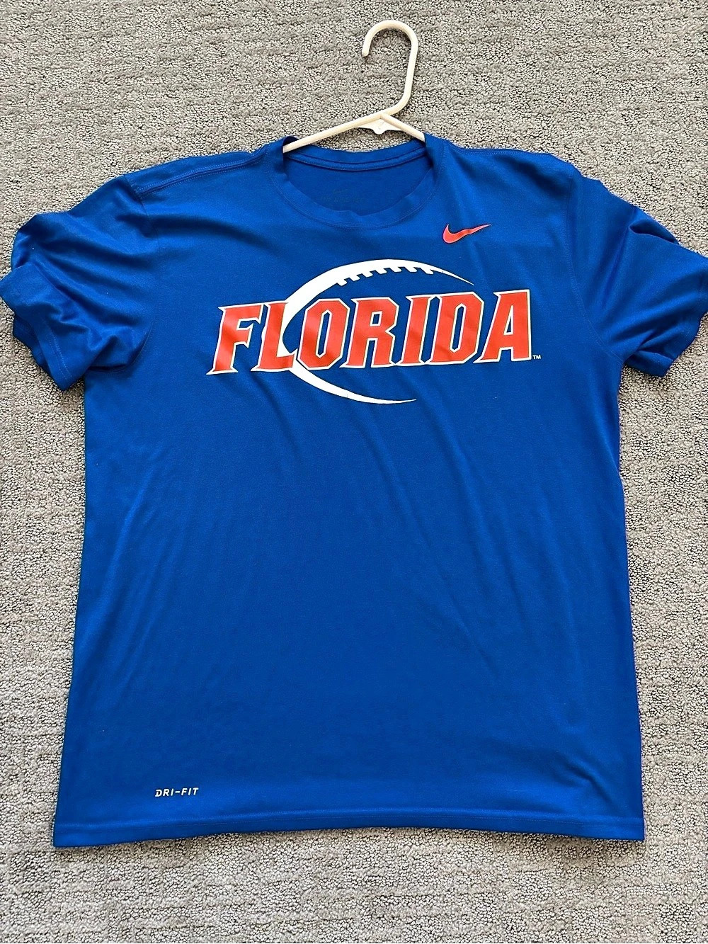 Nike Florida Gators Nike Legend Logo T-Shirt Blue & Orange Medium
